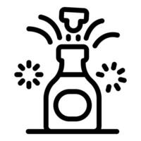 Champagne bottle popping open with cork flying out vector