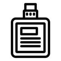 Electronic signature device signing digital document icon vector