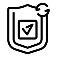 Shield protecting euro currency symbol guaranteeing secure transaction vector
