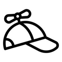 Propeller hat showing foolishness and silliness vector