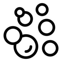 Group of soap bubbles floating is symbolizing cleanliness and hygiene vector