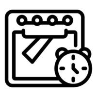 Dishwasher running with clock showing time remaining icon vector