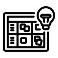 Web developer is programming software with creative idea icon vector