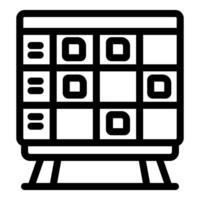 Project management board showing kanban methodology being used vector