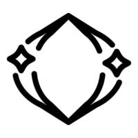 Clean and shiny surface icon representing cleaning services vector