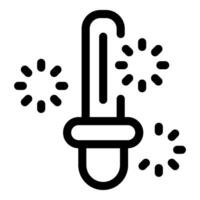 Uv lamp disinfecting and sterilizing, eliminating bacteria and viruses vector