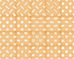 Collection of Cartoon Bread bakery seamless patterns vector