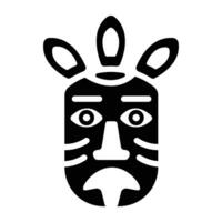 Mayan idol icon designed in solid style vector