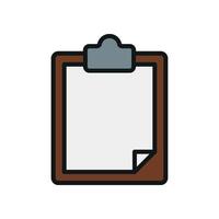 Clipboard sign object icon design simple and modern concept graphic vector