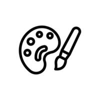 painting tools icon design on white background vector