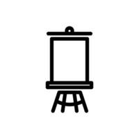 canvas icon design on white background vector