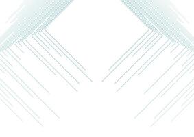 Blue white minimal lines abstract futuristic tech background vector