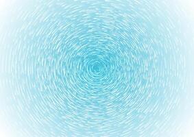 Blue circular lines abstract hi-tech geometry background vector