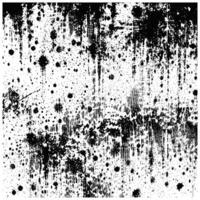 Chaotic Black and White Splatter Texture vector