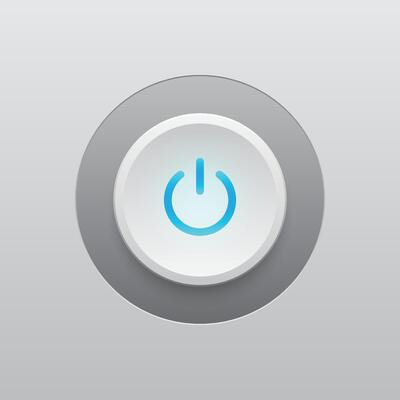 Start Power Modern Button and LED Light
