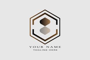 a logo for a company that is made up of a geometric shape vector