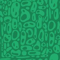 Seamless pattern of dinosaur or snake skin in green color vector