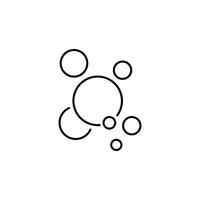 Foam Outline Symbol for Design, Infographics, Apps vector