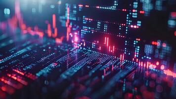 valores precio intercambiar monitor grafico corredor Finanzas crecimiento Arkansas ai tendencia algoritmo inversión portafolio soltar precio análisis lucro comprar vender criptomoneda cripto negocio financiero brillante video