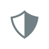 Shield Shape Icon Template vector