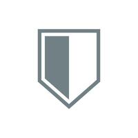 Shield Shape Icon Template vector