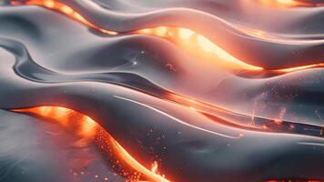 Colorful neon waves technology background abstract digital information data flow cyberpunk VR AR augmented virtual reality internet connection motion hologram surface vivid vibrant glow video