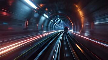 Futuristic neon tunnel bright cyberspace hall party road glowing arch colorful digital background modern future corridor hallway space tech virtual reality vr subway portal web video
