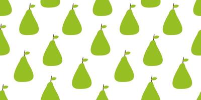 pear pattern Background. flat illustration pear background. seamless pattern pear. pear fruit flat illustration background. seamless pattern of pear. vector