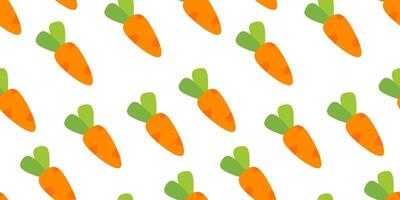 carrot pattern Background. flat illustration carrot background. seamless pattern carrot. carrot flat illustration background. vector