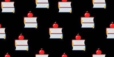 book seamless pattern. book pattern. Back to school Background. Back to school theme pattern. School and Education Pattern background. School seamless background. Education theme pattern. vector