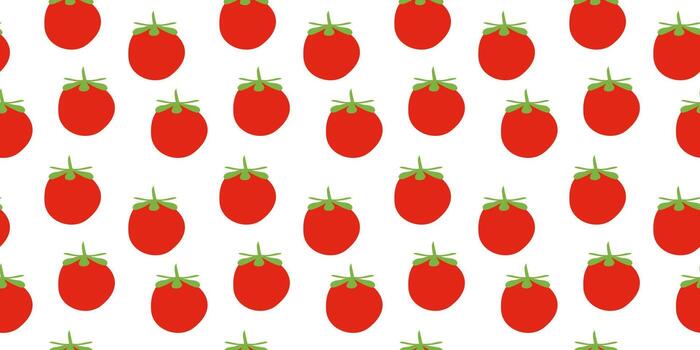 tomate modelo antecedentes. plano ilustración tomate antecedentes. sin costura modelo tomate. tomate plano ilustración antecedentes. sin costura modelo de tomate. vector