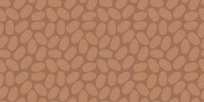 potato pattern Background. flat illustration potato background. seamless pattern potato. potato flat illustration background. seamless pattern of potato. vector
