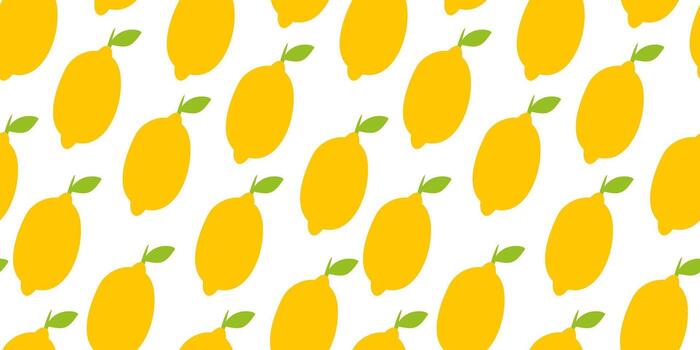 lemon pattern Background. flat illustration lemon background. seamless pattern lemon. lemon flat illustration background. vector
