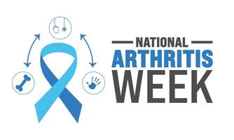 Arthritis week .background template. Holiday concept. use to background, banner, placard, card, and poster design vector