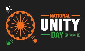 National Unity Day design vector