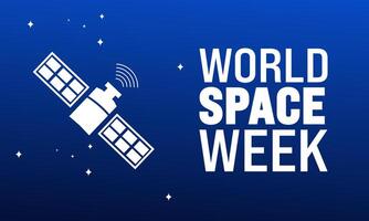 Set of World Space Week metallic typography and pop up paper art concept style banner. Cute Origami Planets with texture, blue and red asteroids, and rocket ship launching into space. Art. vector