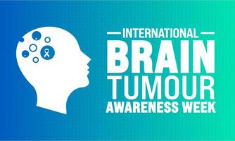 Brain Tumor Awareness week .background template. Holiday concept. use to background, banner, placard, card, and poster design template with text vector