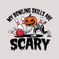 My Bowling Skills Are Scary 4 vector
