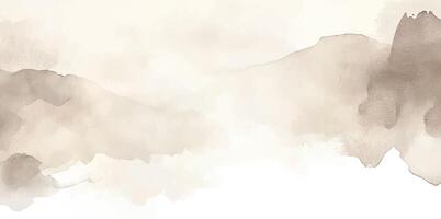 Abstract horizontal watercolor background. Hand drawn texture. Brush stroked painting pastel color watercolour vector