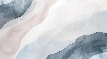 Abstract horizontal watercolor background. Hand drawn texture. Brush stroked painting pastel color vector