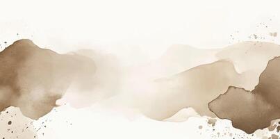 Abstract horizontal watercolor background. Hand drawn texture. Brush stroked painting pastel color vector