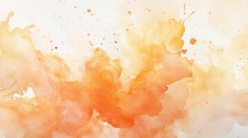 Abstract horizontal watercolor background. Hand drawn texture. Brush stroked painting pastel color vector