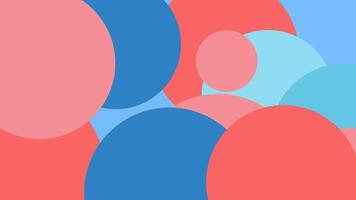Circle animation background multicolor video
