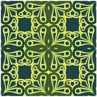 yellow islamic floral background seamless pattern design vector