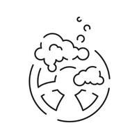 Car wash line icon. Automatic cleaning station linear signs. Bucket with foam bubbles, sponge and spray line icons vector