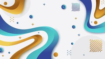 Unique Modern Graphic Element with Abstract Geometric Shapes. Gradient Luxury Background. Design Element For Web Banners, Posters vector