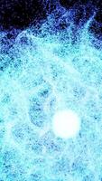 Abstract lighting, dust, particle and glare on a dark background video