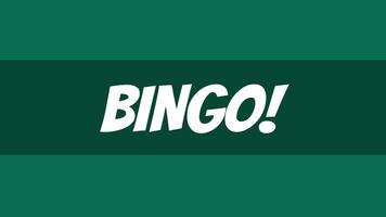 BINGO Exclamation Text Motion Graphics Animation video