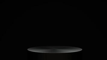 3d Render of a Circular Product Display Stand photo