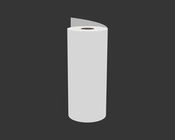 Textile roll icon. Paper tube illustration design for kitchen cleaning towel, carpet, scroll whatman, fabric. vector